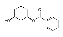 (+/-)-cis-1-Benzoyloxy-cyclohexanol-(3) Structure