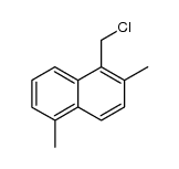 1-chloromethyl-2,5-dimethyl-naphthalene结构式