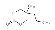 1,3,2-Dioxathiane,5-methyl-5-propyl-, 2-oxide Structure