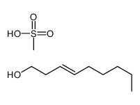 methanesulfonic acid,non-3-en-1-ol Structure