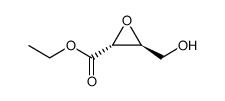 Oxiranecarboxylic acid, 3-(hydroxymethyl)-, ethyl ester, (2R-trans)- (9CI)结构式