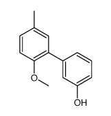 3-(2-methoxy-5-methylphenyl)phenol结构式