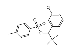 1-tert-Butyl-1-(3'-chlorophenyl)methyl tosylate Structure