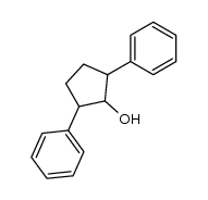 2,5-diphenyl-cyclopentanol Structure