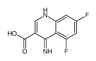 4-amino-5,7-difluoroquinoline-3-carboxylic acid structure