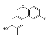 4-(5-fluoro-2-methoxyphenyl)-2-methylphenol Structure