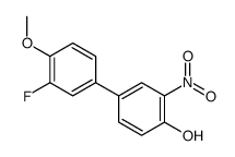 4-(3-fluoro-4-methoxyphenyl)-2-nitrophenol Structure