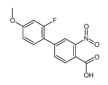 4-(2-fluoro-4-methoxyphenyl)-2-nitrobenzoic acid Structure