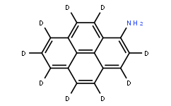 1-Aminopyrene-d9 Structure