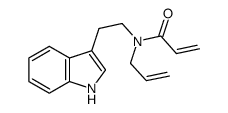 N-(2-(1H-indol-3-yl)ethyl)-N-allylacrylamide Structure