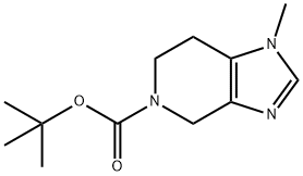 tert-butyl 1-methyl-6,7-dihydro-1H-imidazo[4,5-c]pyridine-5(4H)-carboxylate Structure