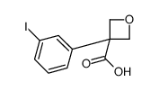 3-(3-iodophenyl)oxetane-3-carboxylic acid Structure