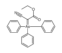 ethyl 2-cyano-2-(triphenyl-λ5-arsanylidene)acetate Structure