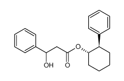 (1S,2R)-2-phenylcyclohexyl 3-hydroxy-3-phenylpropanoate Structure