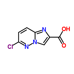 6-Chloroimidazo[1,2-b]pyridazine-2-carboxylic acid structure