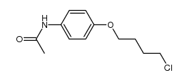 4-(4-chlorobutoxy)acetanilide结构式