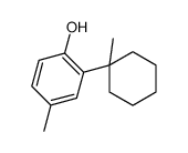 2-(1-Methylcyclohexyl)-p-cresol Structure