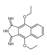 4,9-diethoxy-3-iminobenzo[f]isoindol-1-amine Structure