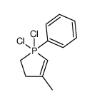 3-METHYL-1-PHENYL-2-PHOSPHOLENE 1,1-DICHLORIDE, TECH., 85 Structure