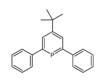 4-(1,1-Dimethylethyl)-2,6-diphenylphosphorin结构式