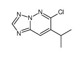 6-chloro-7-propan-2-yl-[1,2,4]triazolo[1,5-b]pyridazine Structure