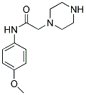 N-(4-METHOXYPHENYL)-2-PIPERAZIN-1-YLACETAMIDE Structure