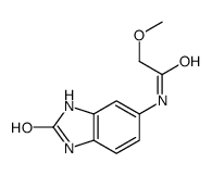 2-methoxy-N-(2-oxo-1,3-dihydrobenzimidazol-5-yl)acetamide结构式