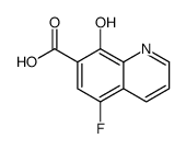 7-Quinolinecarboxylicacid,5-fluoro-8-hydroxy-(9CI) structure