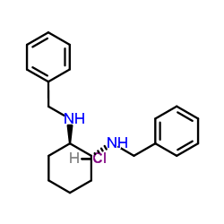 (1R,2R)-N,N′-双(苯甲基)-1,2-环己二胺二盐酸盐结构式