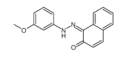 1-[(3-methoxyphenyl)hydrazinylidene]naphthalen-2-one Structure