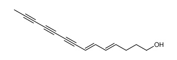 tetradeca-4,6-diene-8,10,12-triyn-1-ol Structure