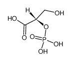 (S)-3-Hydroxy-2-(Phosphonooxy)Propanoic Acid structure