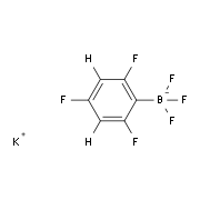 2.4.6-三氟苯基三氟硼酸钾结构式