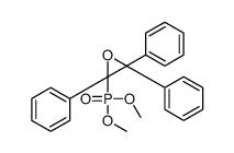 2-dimethoxyphosphoryl-2,3,3-triphenyloxirane Structure