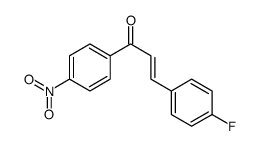 4-FLUORO-4'-NITROCHALCONE structure