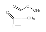 3-Thietanecarboxylicacid,3-methyl-2-oxo-,methylester(9CI)结构式