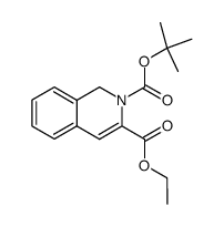 2-tert-butyl 3-ethyl 1,2-dihydroisoquinoline-2,3-dicarboxylate Structure