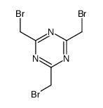 2,4,6-tris(bromomethyl)-1,3,5-triazine结构式