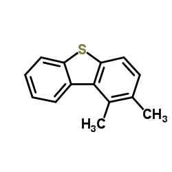 1,2-二甲基二苯并噻吩结构式