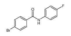 4-bromo-N-(4-fluorophenyl)benzamide结构式