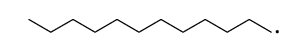 n-dodecyl radical Structure