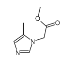 1H-Imidazole-1-aceticacid,5-methyl-,methylester(9CI) structure