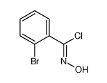 2-BROMO-N-HYDROXYBENZENECARBOXYMIDOYL CHLORIDE Structure