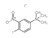 Benzenaminium, 4-fluoro-N,N,N-trimethyl-3-nitro-, iodide结构式