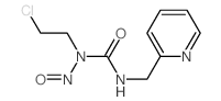 Urea,N-(2-chloroethyl)-N-nitroso-N'-(2-pyridinylmethyl)- structure