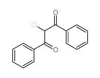 2-chloro-1,3-diphenyl-propane-1,3-dione Structure