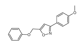 3-(4-methoxyphenyl)-5-(phenoxymethyl)isoxazole Structure