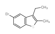 5-bromo-3-ethyl-2-methyl-1-benzothiophene Structure