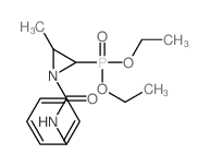 2-diethoxyphosphoryl-3-methyl-N-phenyl-aziridine-1-carboxamide structure