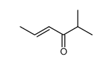 2-methyl-hex-4-en-3-one结构式